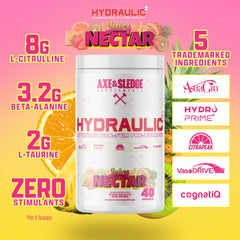 Hydraulic dissolving in water for a smooth pre-workout mix.