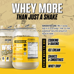 Axe & Sledge WHEY MORE with Digeseb for improved nutrient utilization