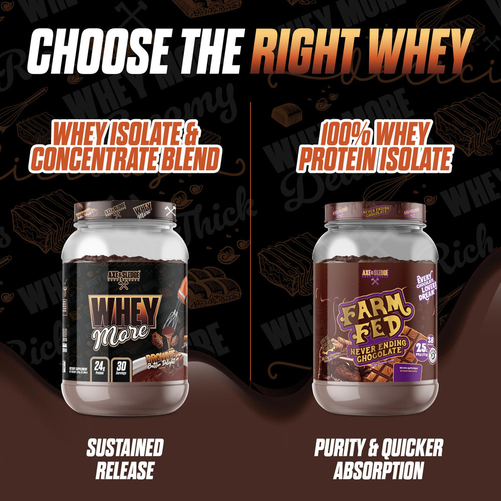 Axe & Sledge WHEY More blended into fluffy pancakes for a protein boost.