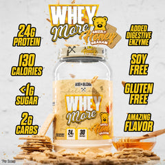 Axe & Sledge WHEY MORE with prebiotic fiber for absorption support