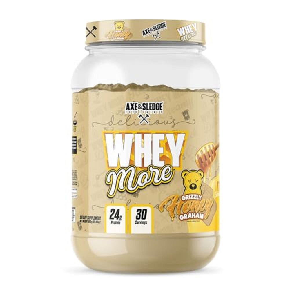 Axe & Sledge WHEY MORE protein-shake 24g for robust recovery and fullness