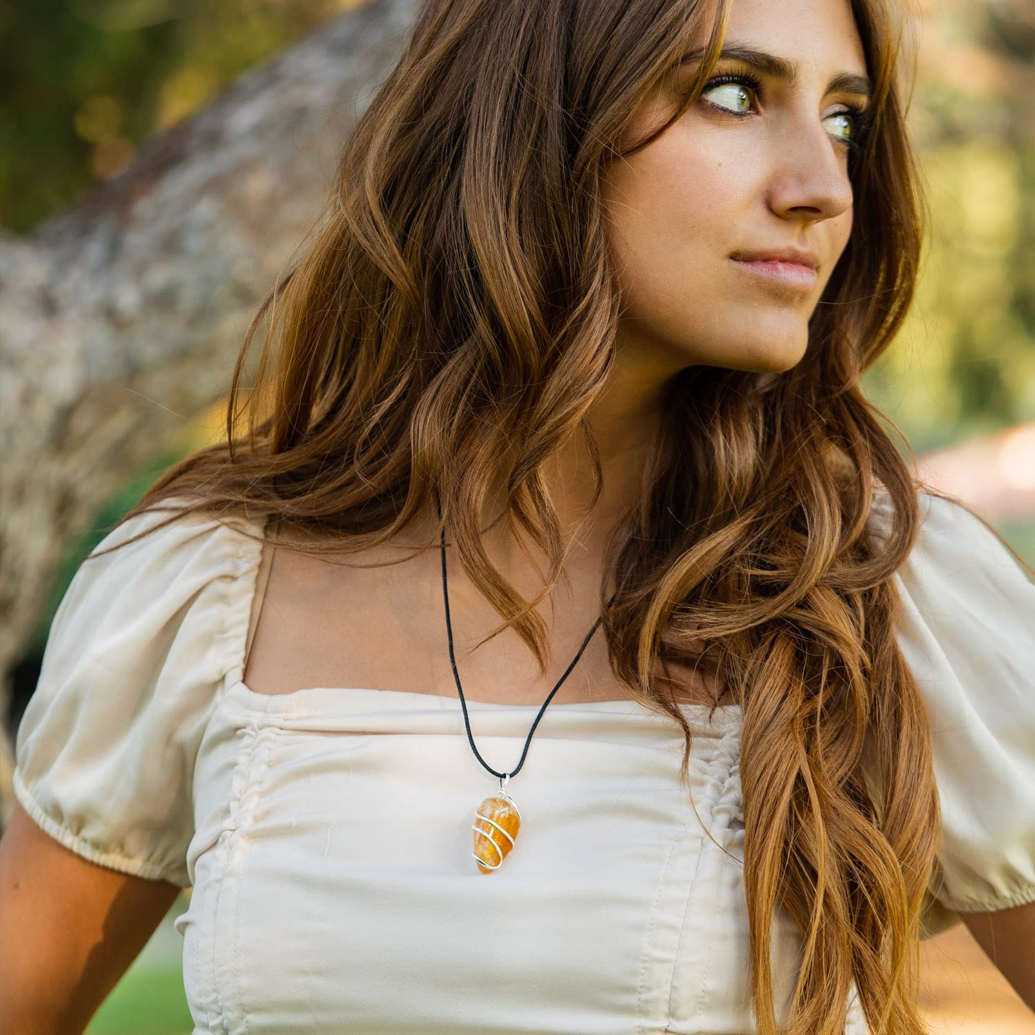 Ayana Wellness Citrine pendant packaging highlights gift-ready presentation and ethical sourcing.