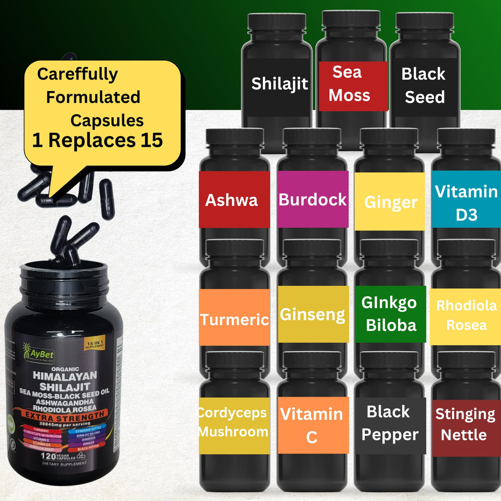 AyBet Cordyceps mushroom capsules ready for natural energy boost