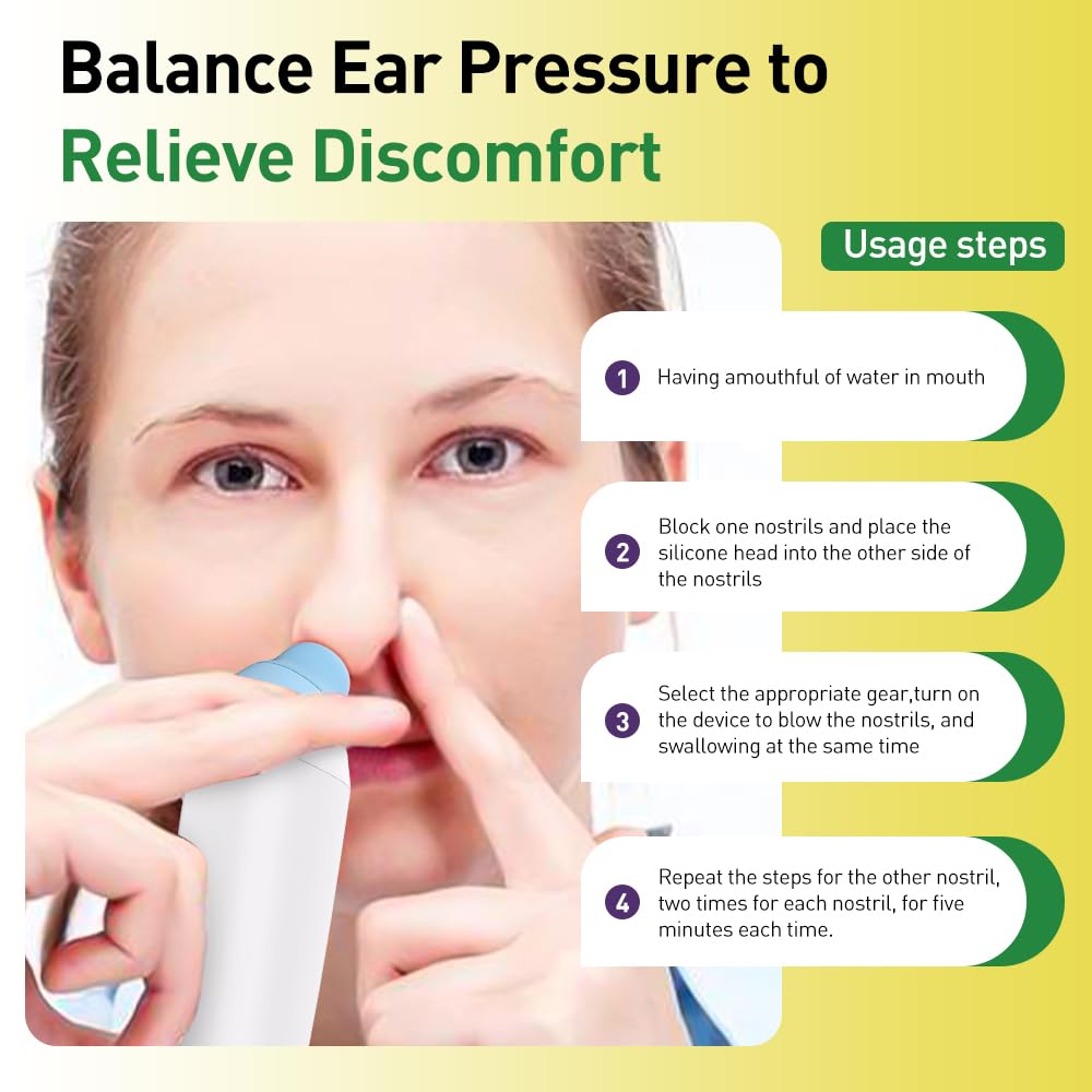 AYHDRN Eustachian Ear Pressure Balancer used by divers preparing for ascent.
