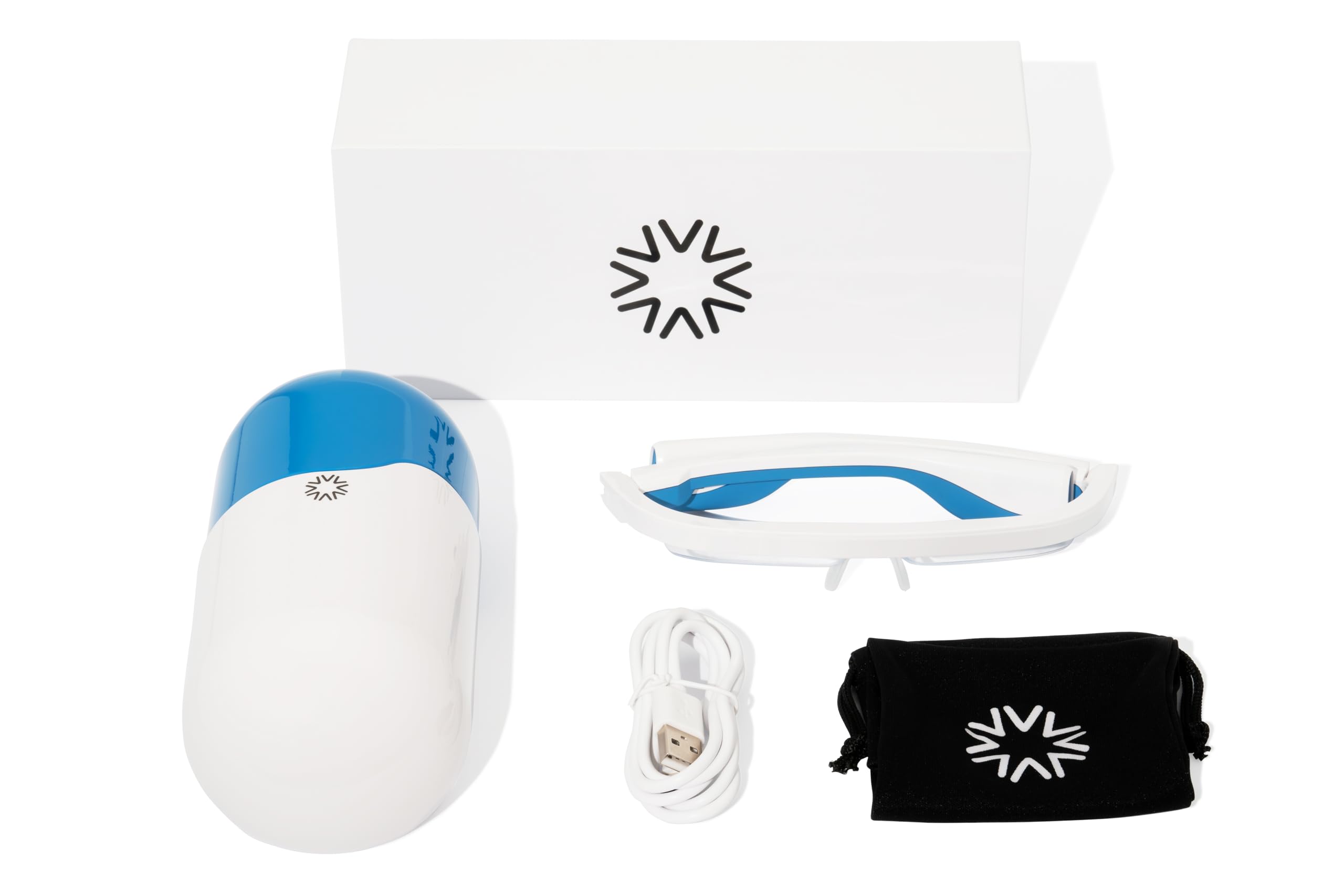 AYO travel-ready kit fits in a bag for quick sessions.