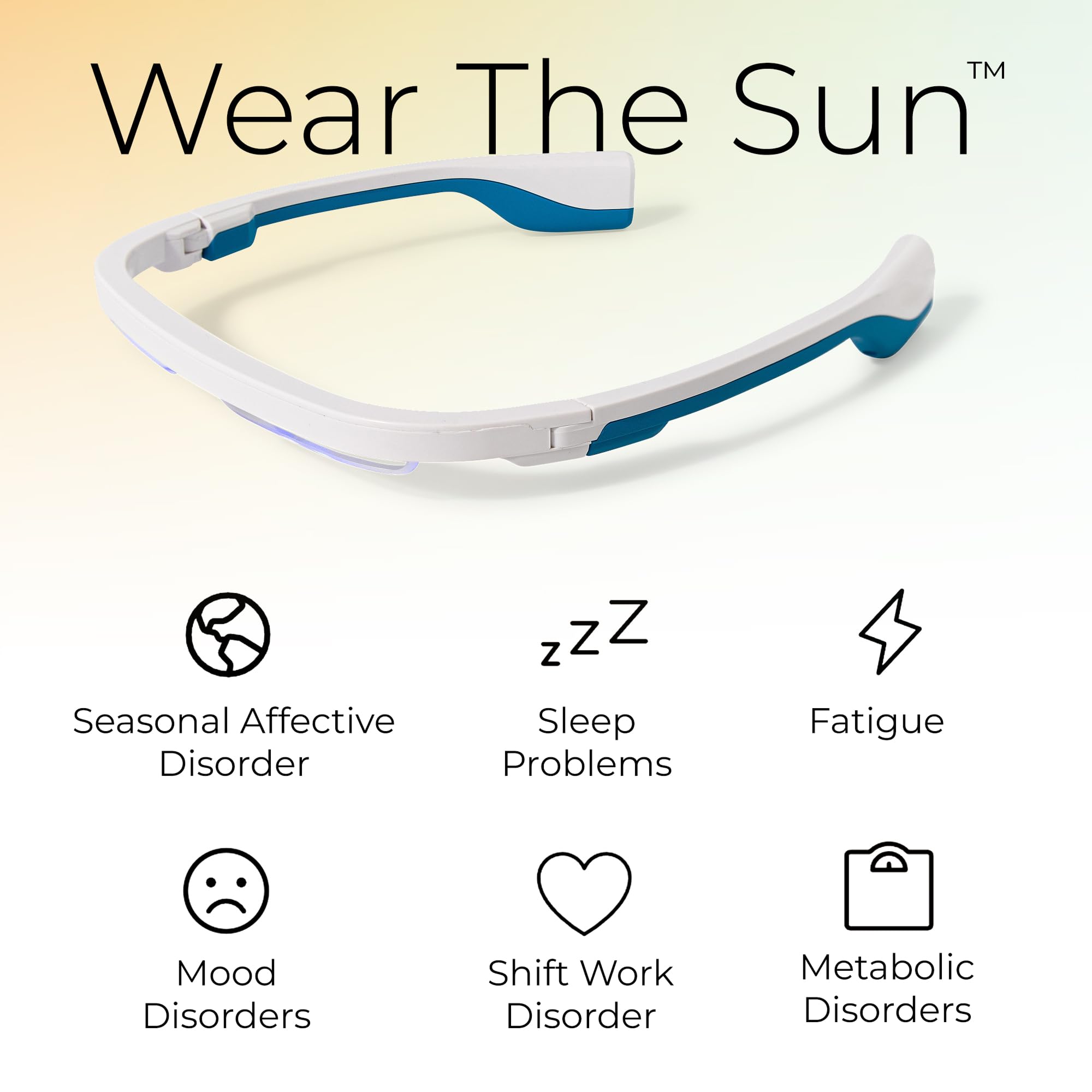 AYO wearable design keeps light exposure comfortable during daily activities.