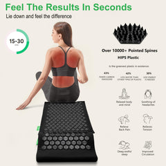 AyurMat ergonomic pillow supports neck alignment for comfortable rest