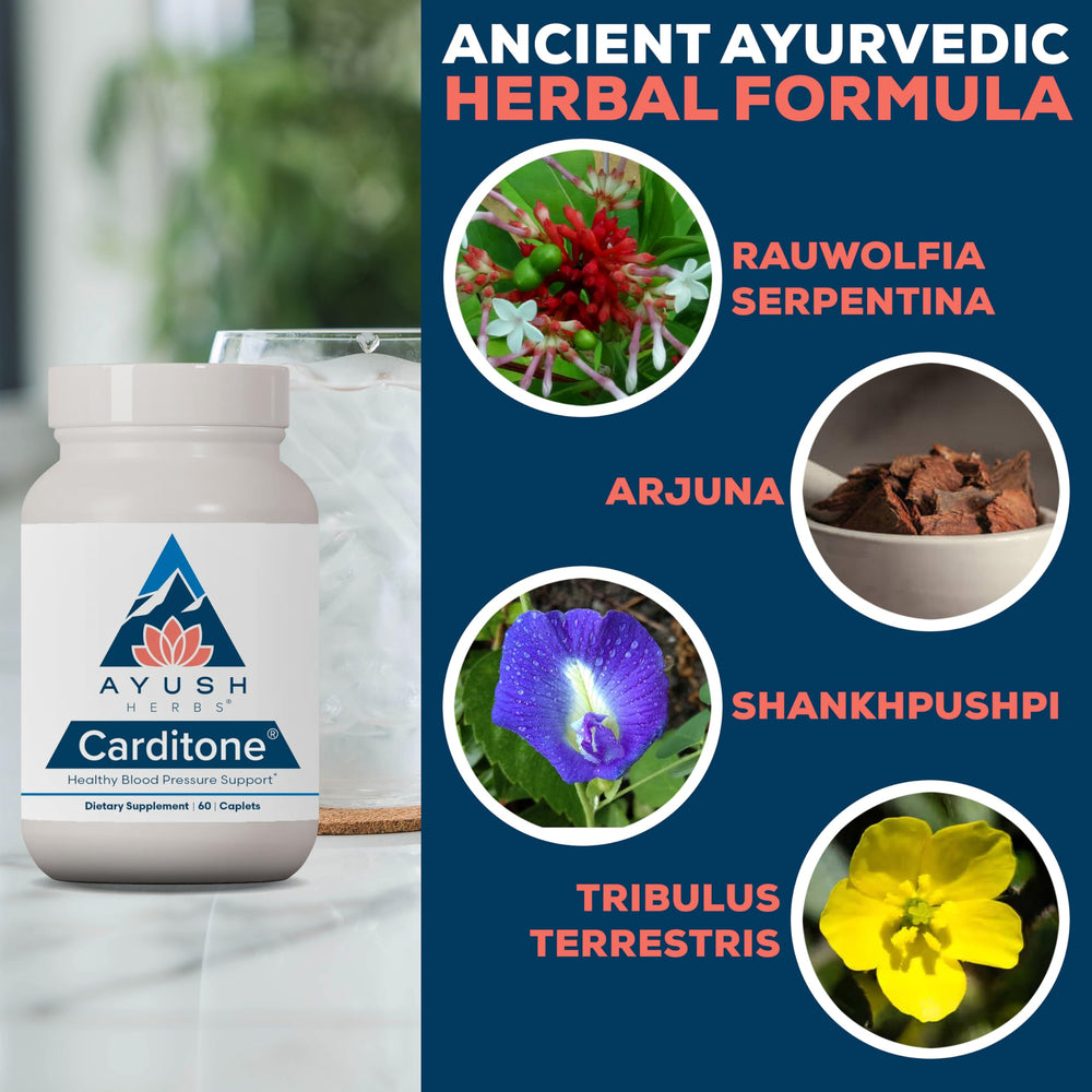 Rauwolfia leaves featured for traditional plant-based support in Carditone