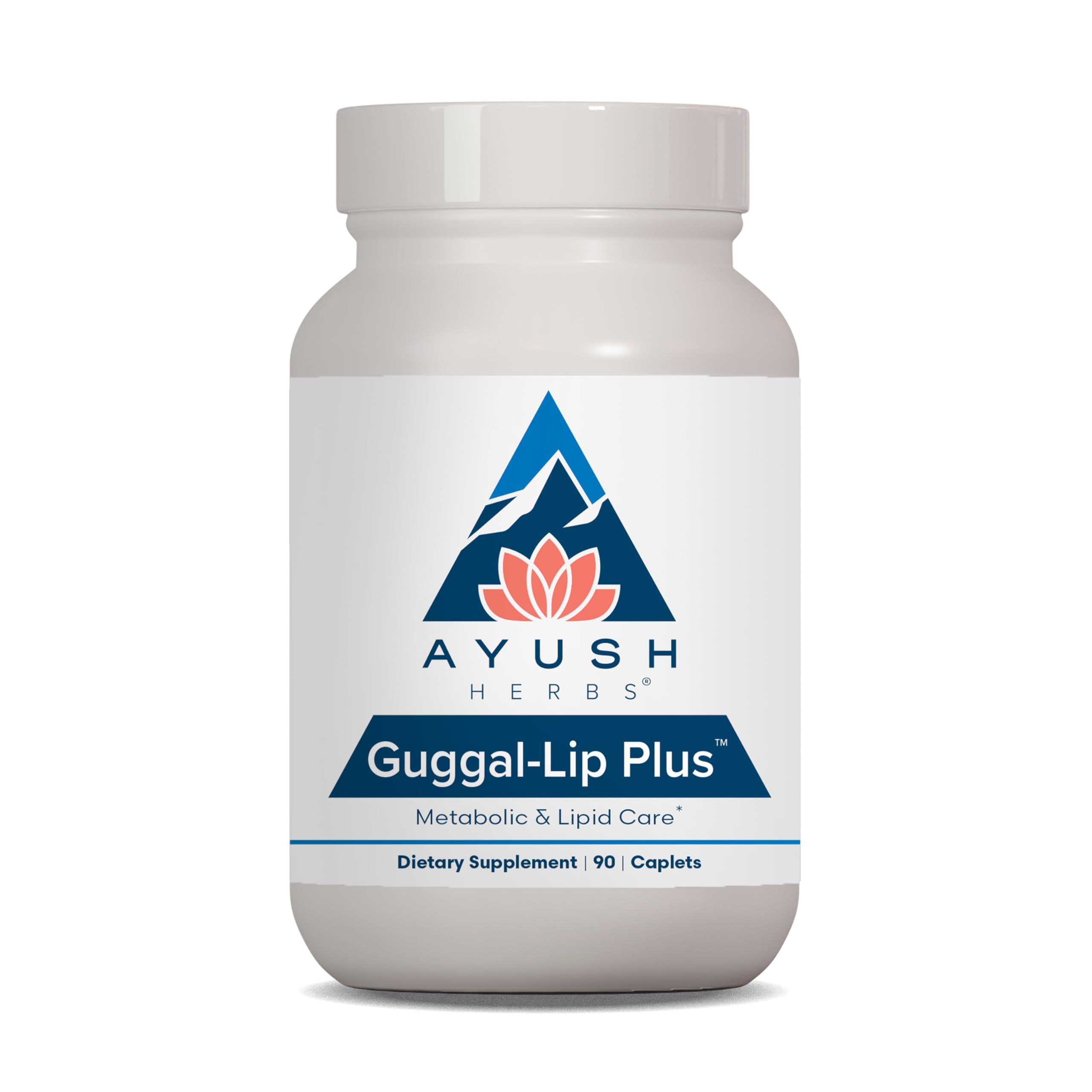 Ayush Herbs Guggal-Lip Plus bottle front for metabolic support