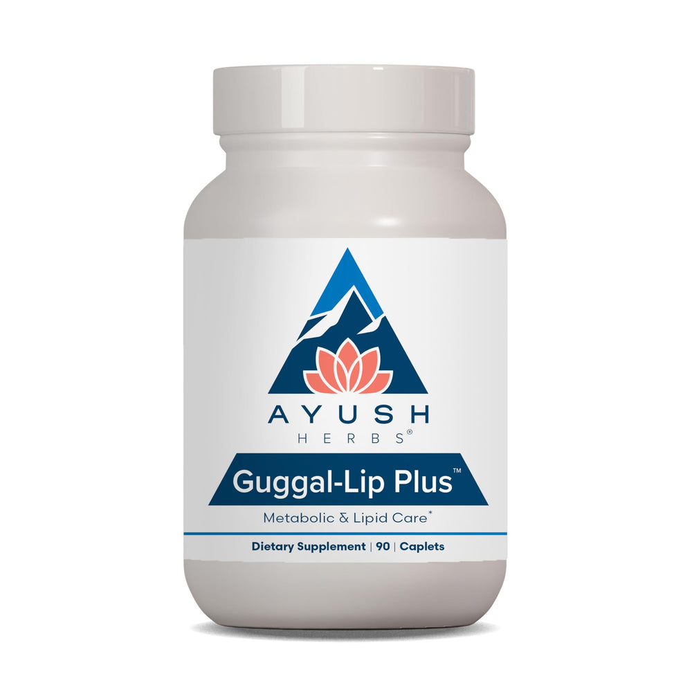 Ayush Herbs Guggal-Lip Plus bottle front for metabolic support