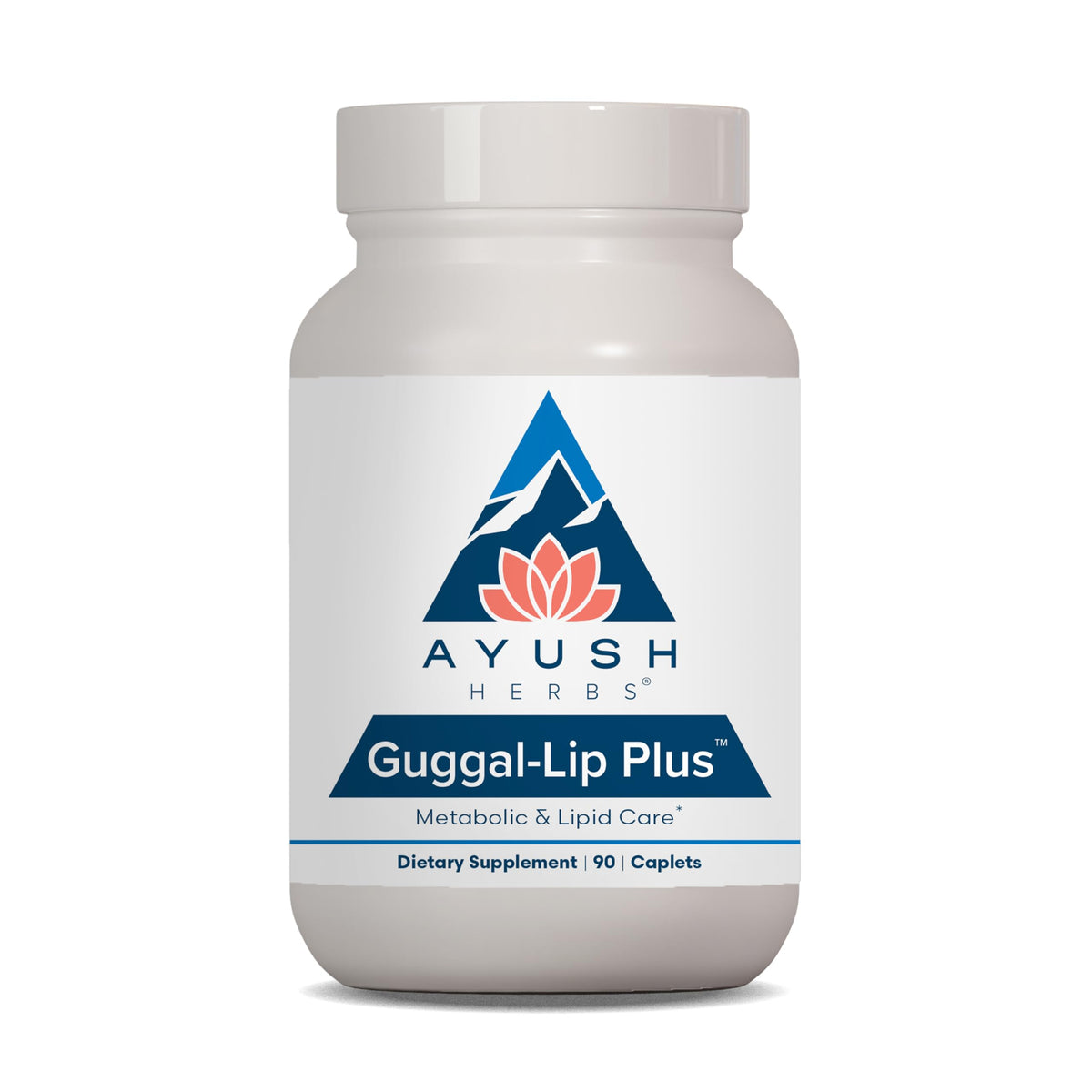 Ayush Herbs Guggal-Lip Plus bottle front for metabolic support