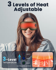 Azang heated eye mask replaceable shell enables easy cleaning and long use.