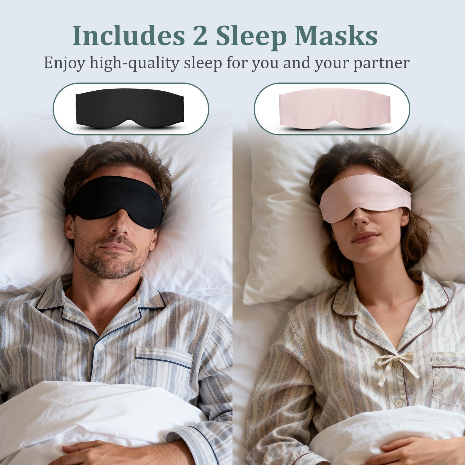 Azang pink silk sleep mask complements couples and gift occasions