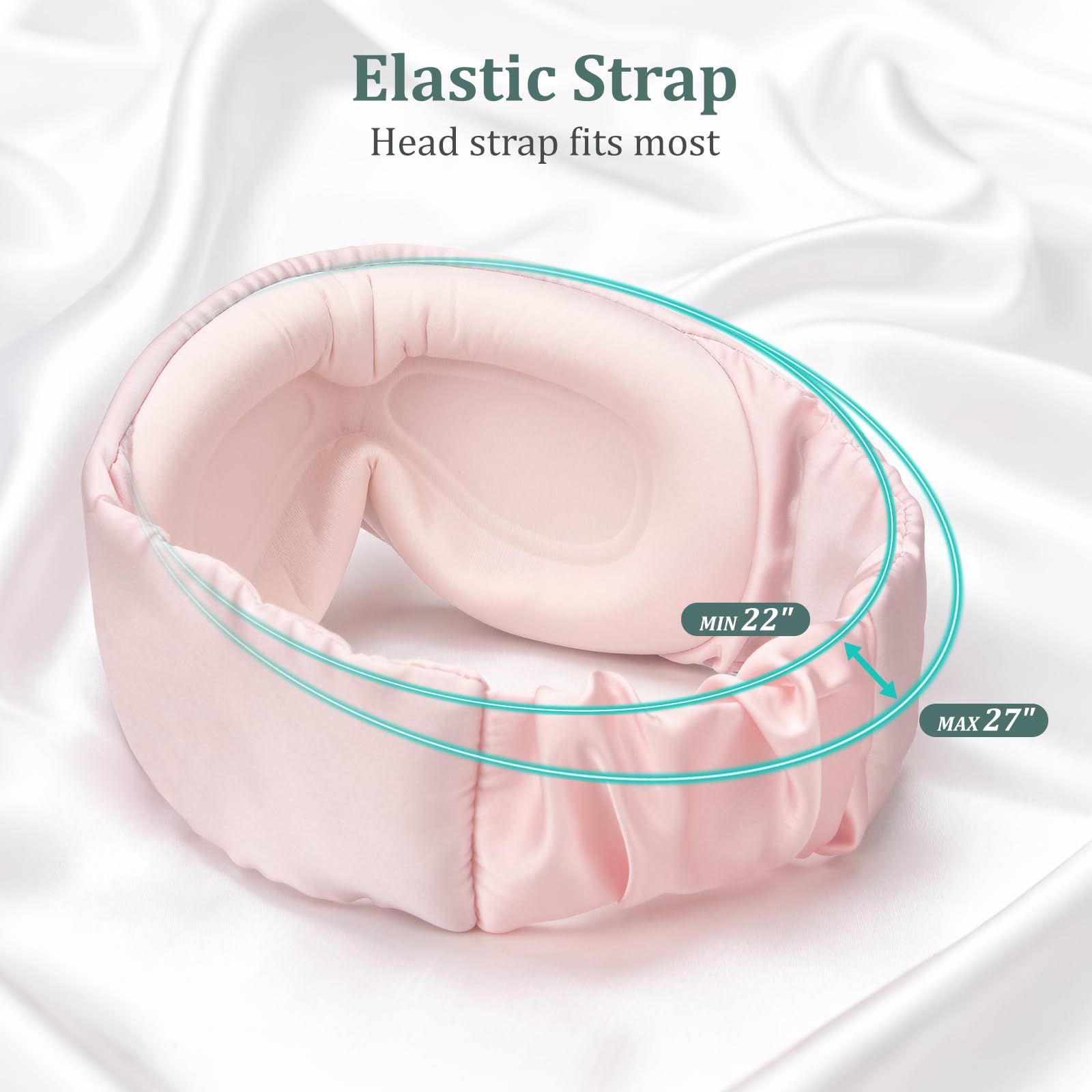 Azang side sleeper 15 degree profile reduces temple pressure during rest