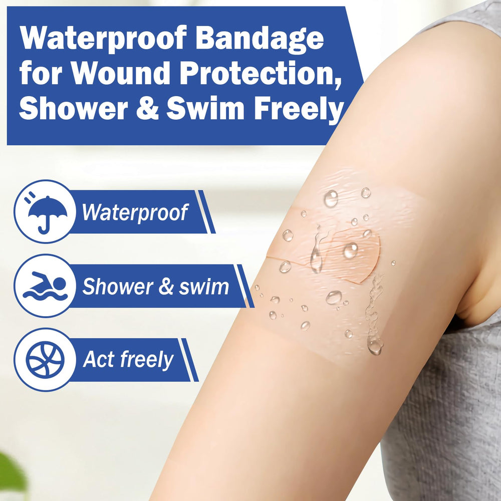 AZEN adhesive bandage on skin demonstrates strong stickiness and flexible fit.