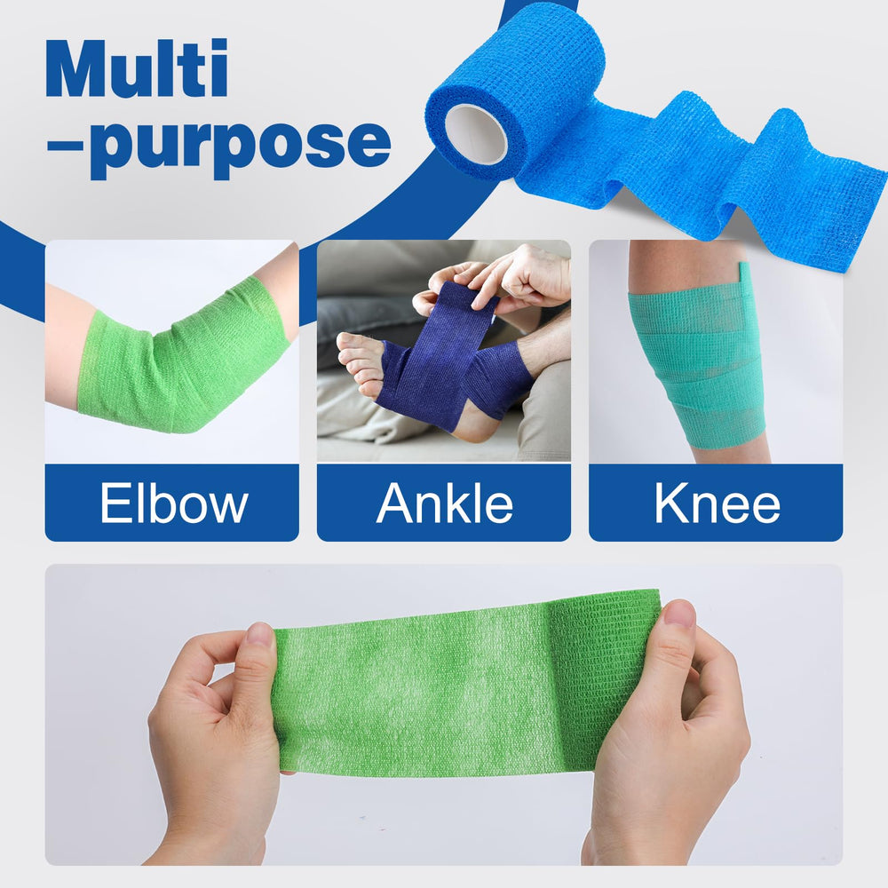AZEN cohesive bandage wrap securing wraps during light activity and sports.