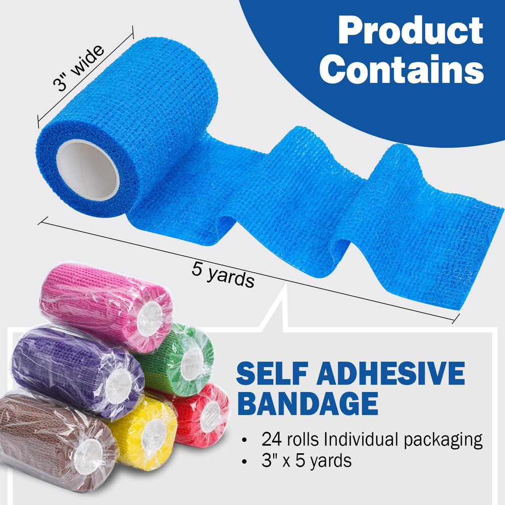AZEN breathable elastic cohesive bandage fabric shown as a skin-friendly wrap.