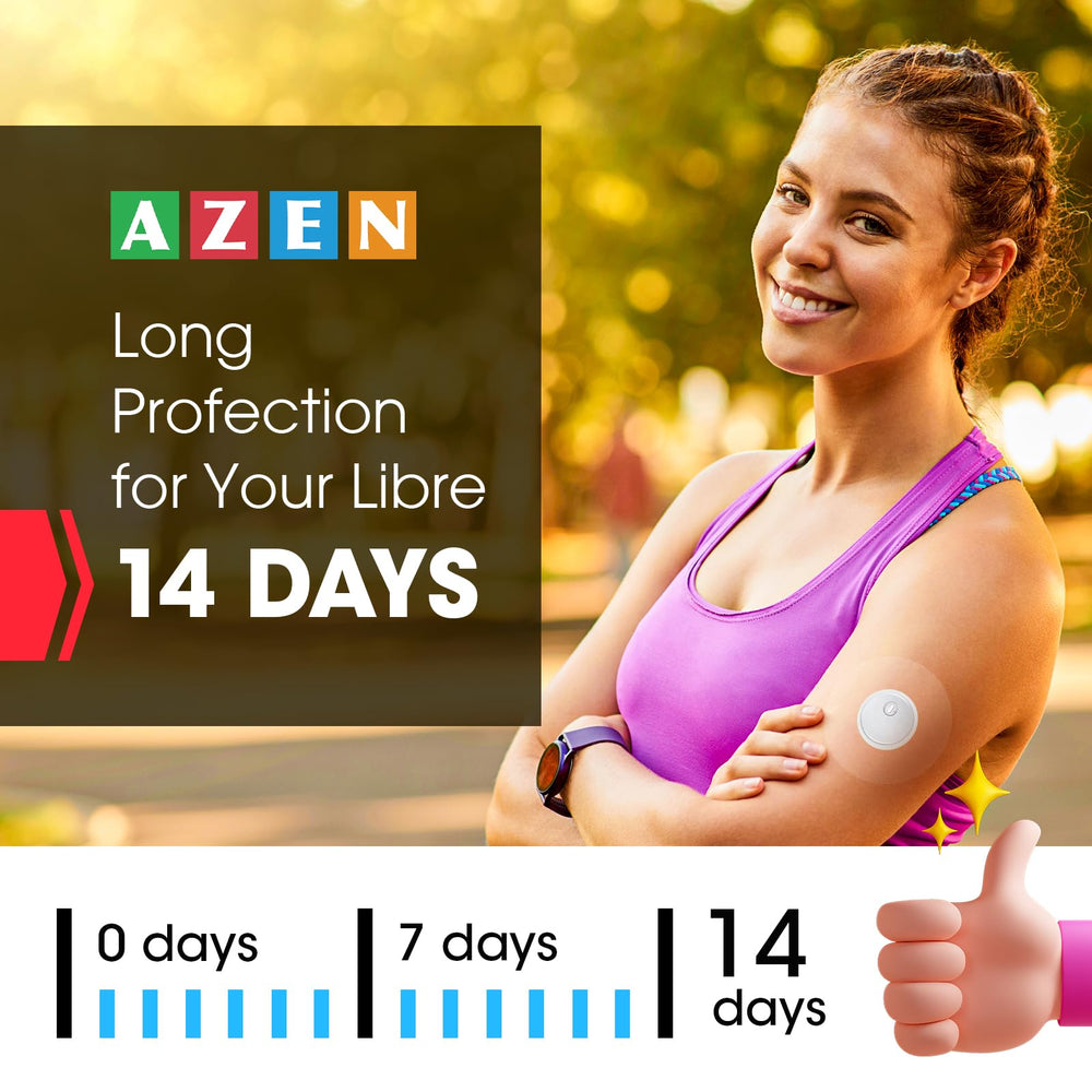 AZEN cinta adhesiva transparente, transpirable y impermeable para la piel sensible