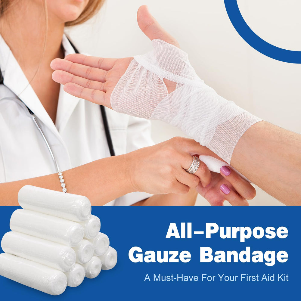 AZEN gauze roll ideal for first aid kits and wound care routines