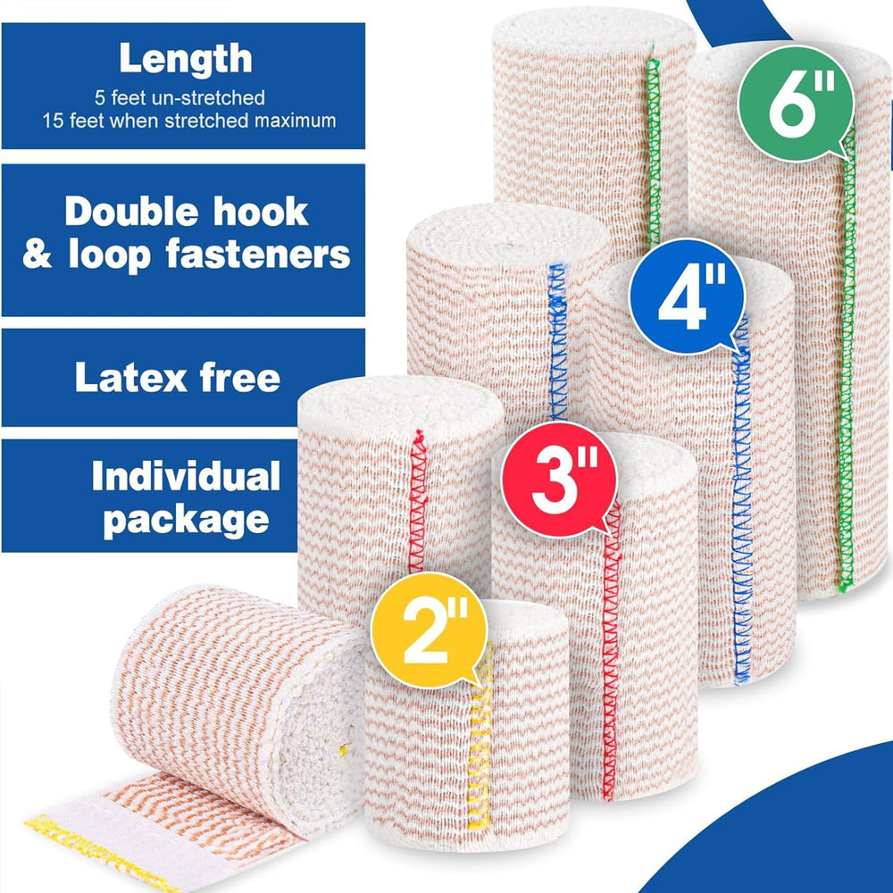 AZEN Premium 2x3 pulgadas: compresión confortable para tobillos y rodillas.