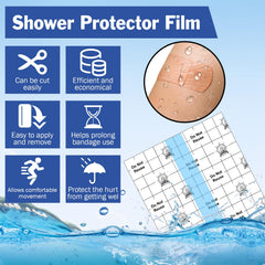 AZEN tattoo-care bandage acts as protective film during aftercare.