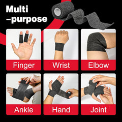 AZEN wrist and ankle wrap in use for light joint stabilization.
