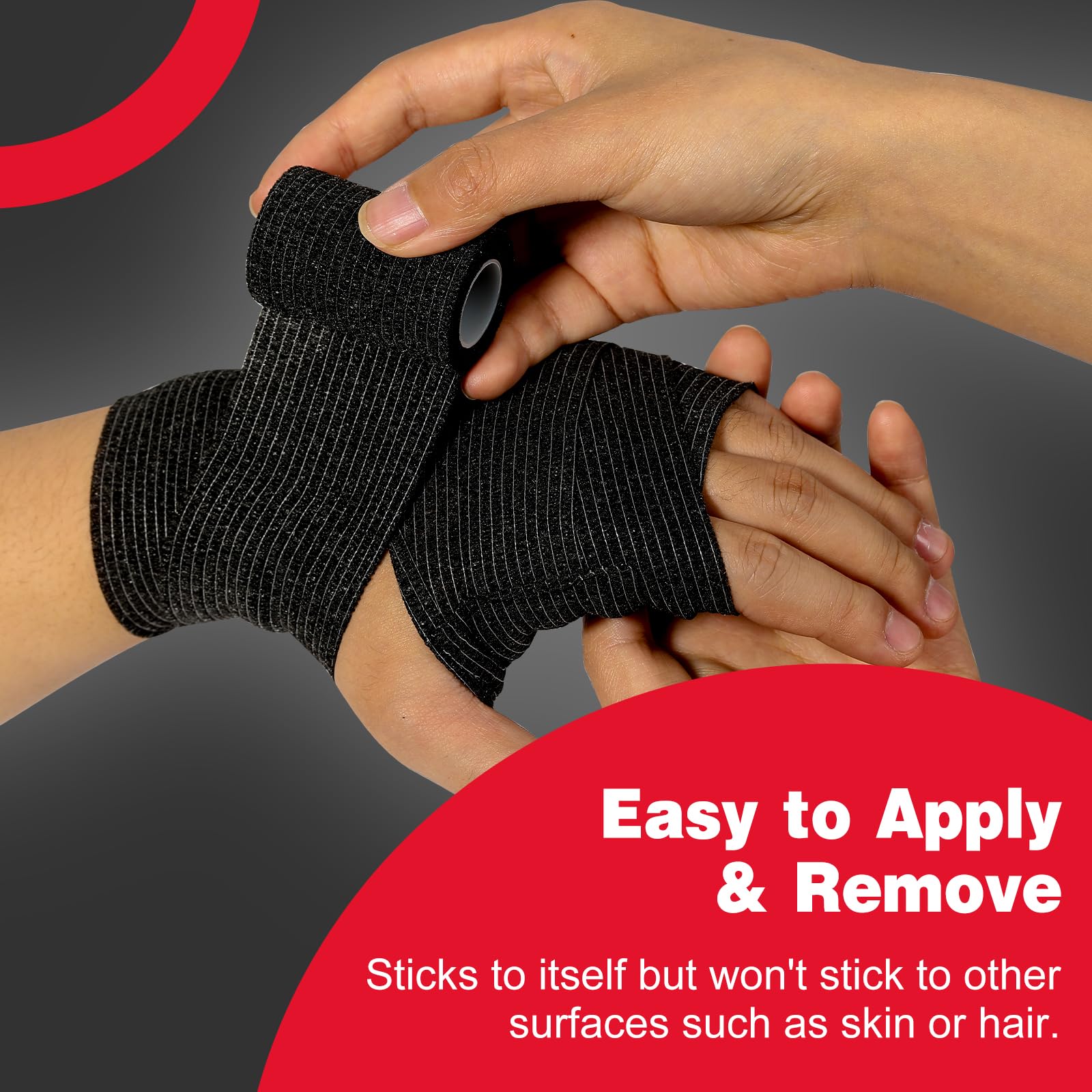 AZEN wrist tape used as a sports wrap for mobility.