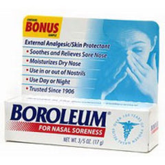AZZUTORK Boroleum ointment 17g tube pack; portable care for dry facial skin