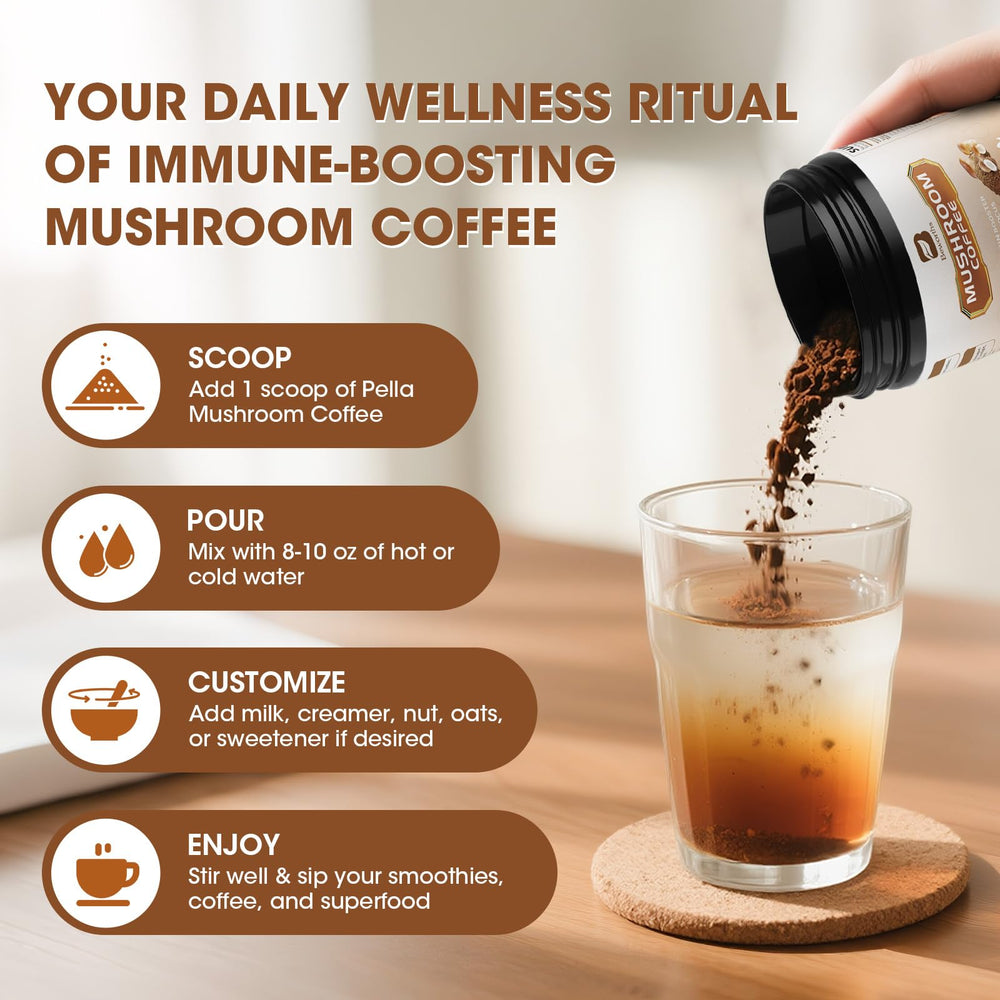 B BEWORTHS Arabica beans low temperature extraction delivers smooth taste.