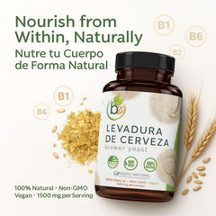Closeup of B-Experts Brewer's Yeast Capsules veggie caps for vegan routines.