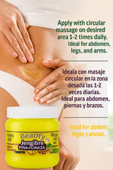 B-Experts ginger gel batimol application close-up showing warm massage