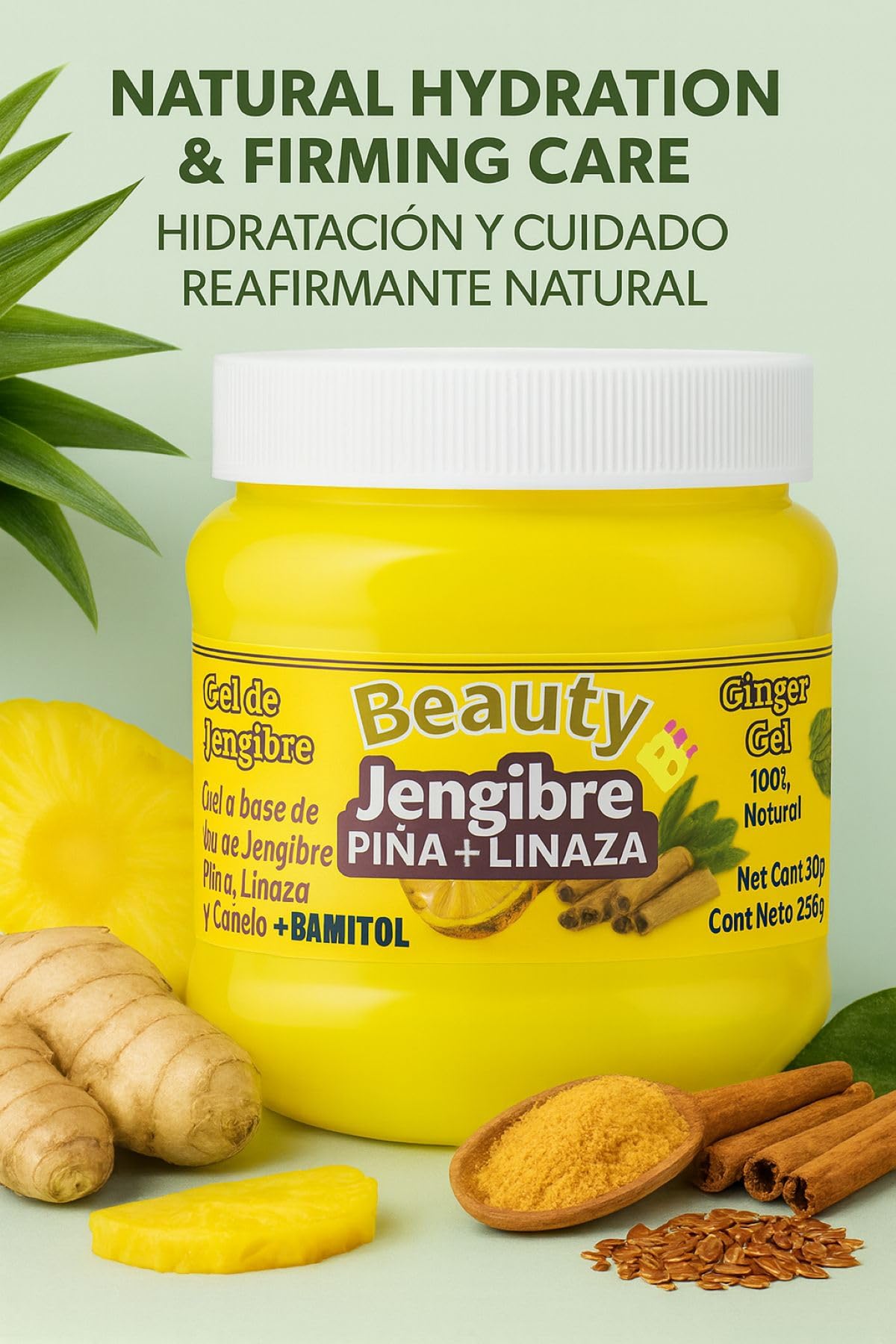 B-Experts ginger gel batimol pineapple note close-up