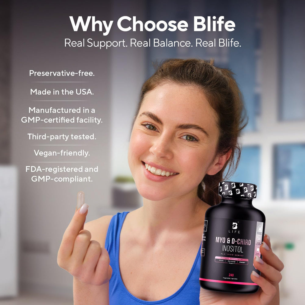 B Life Company pure, clean formula label with non-GMO and vegan notes