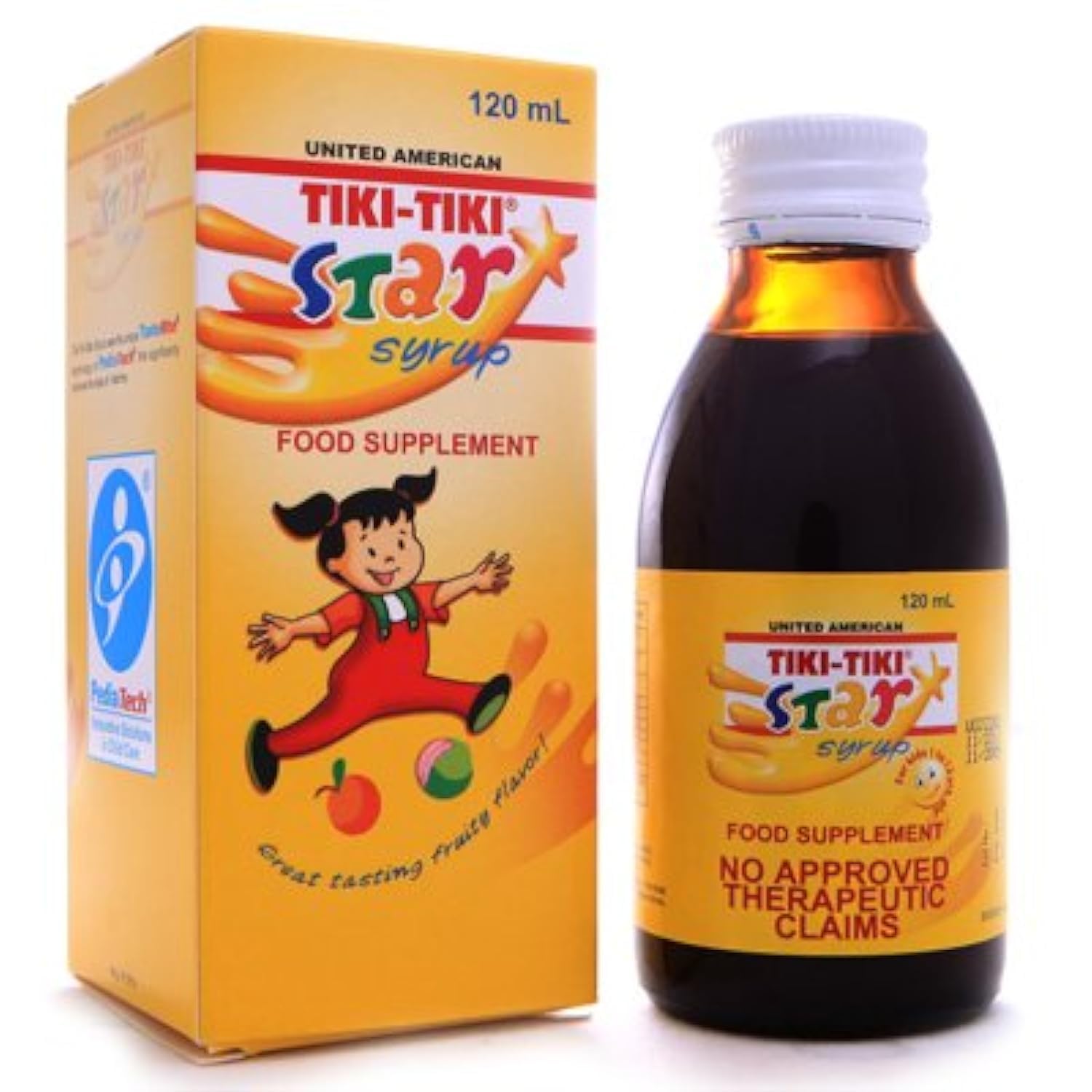 Baagialdic Tiki-Tiki Star Plus Syrup bottle supports daily nutrition and kid-friendly appetite