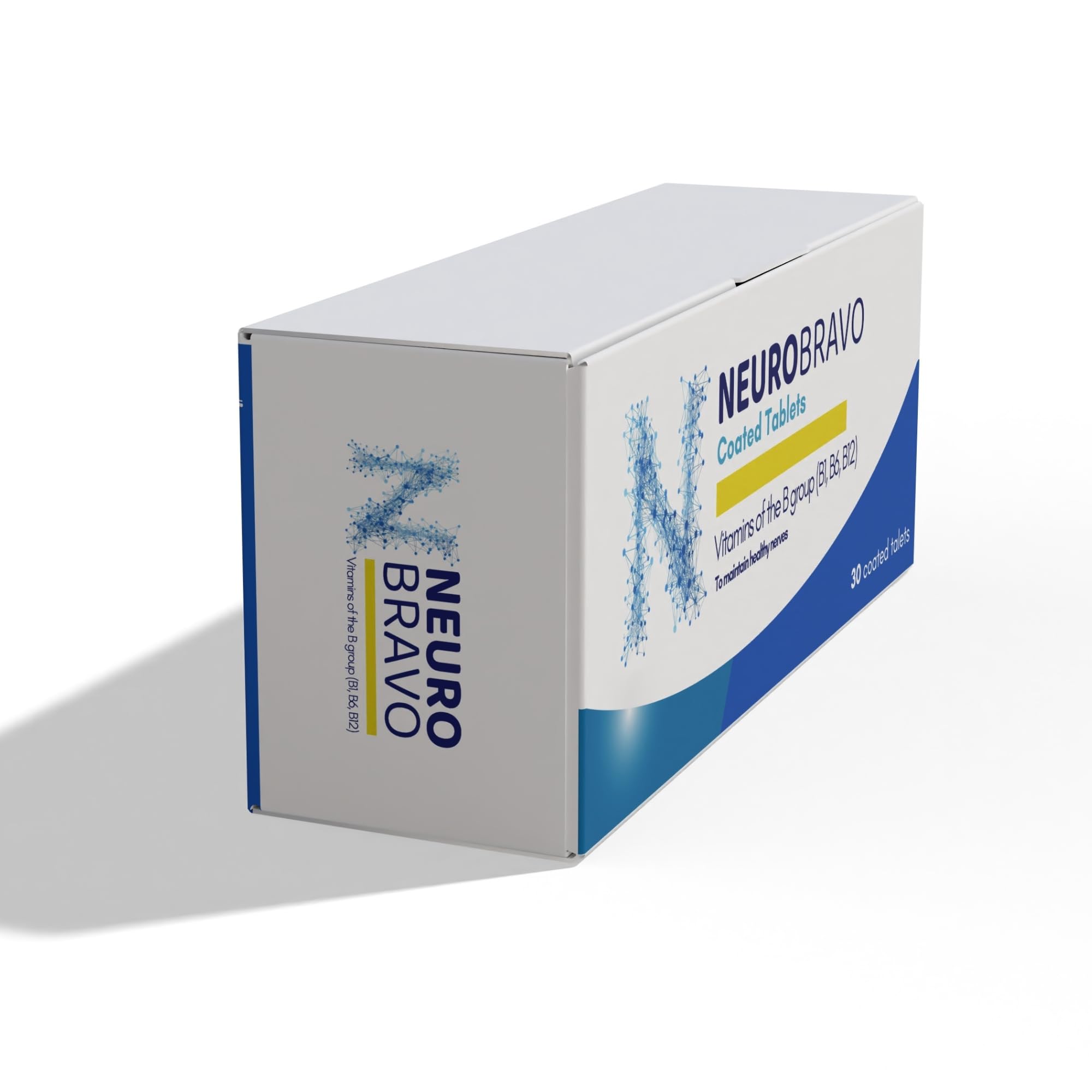babaPACK Neurobravo capsules in hand suggesting convenient on-the-go relief