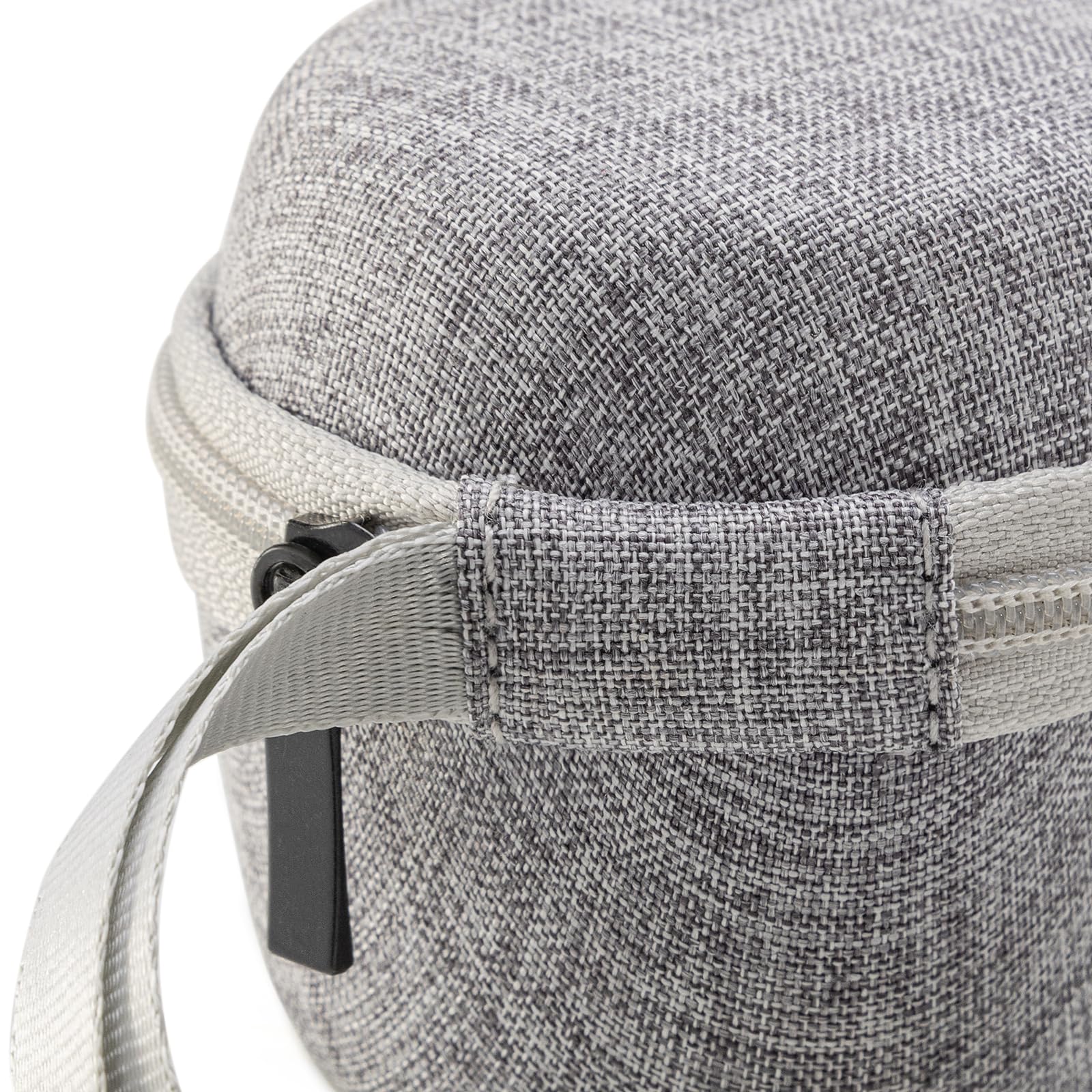 BABELIO case with device strap securing the Babelio Pocket Mini and cable.