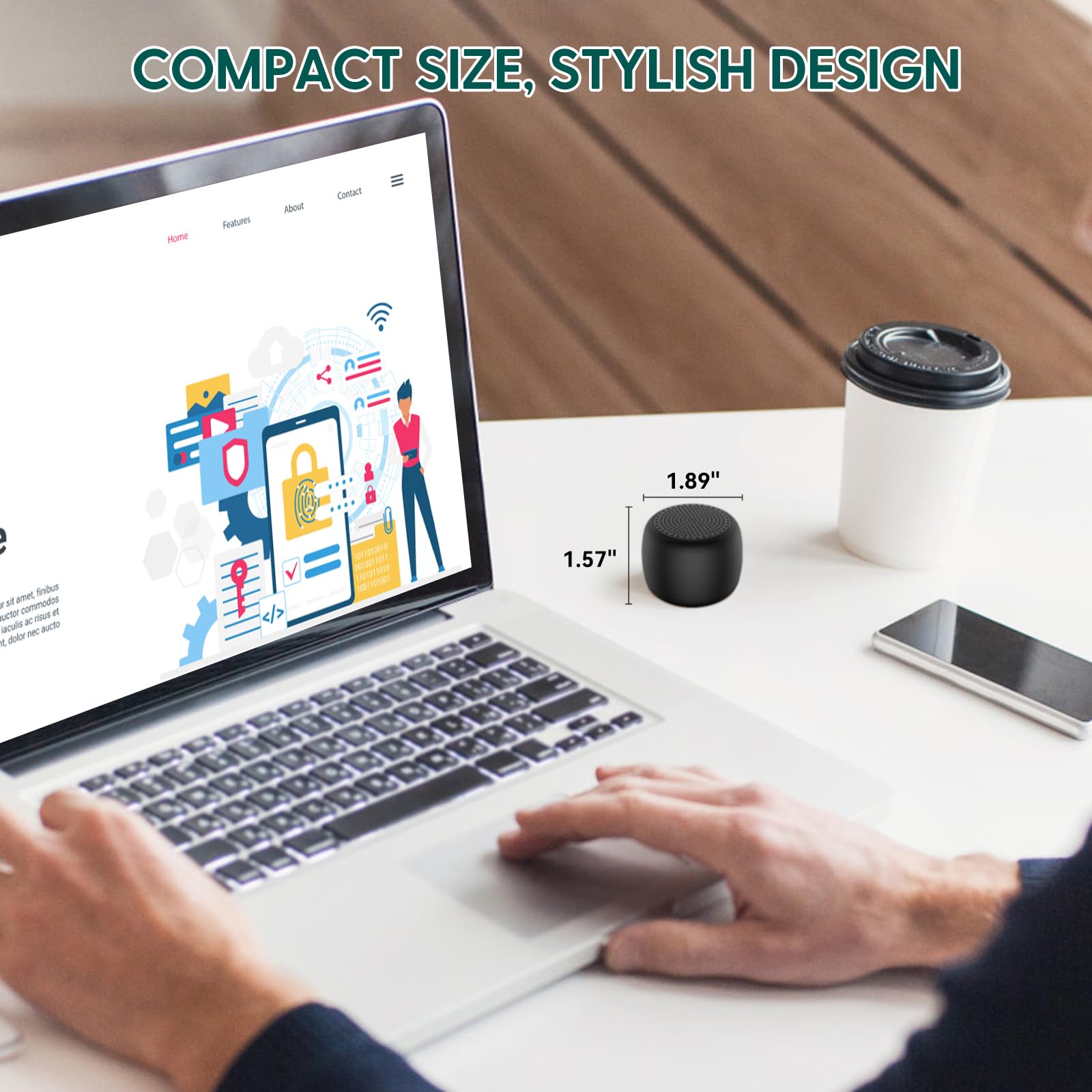 BABELIO compact, elegant design fits anywhere for families and adults.