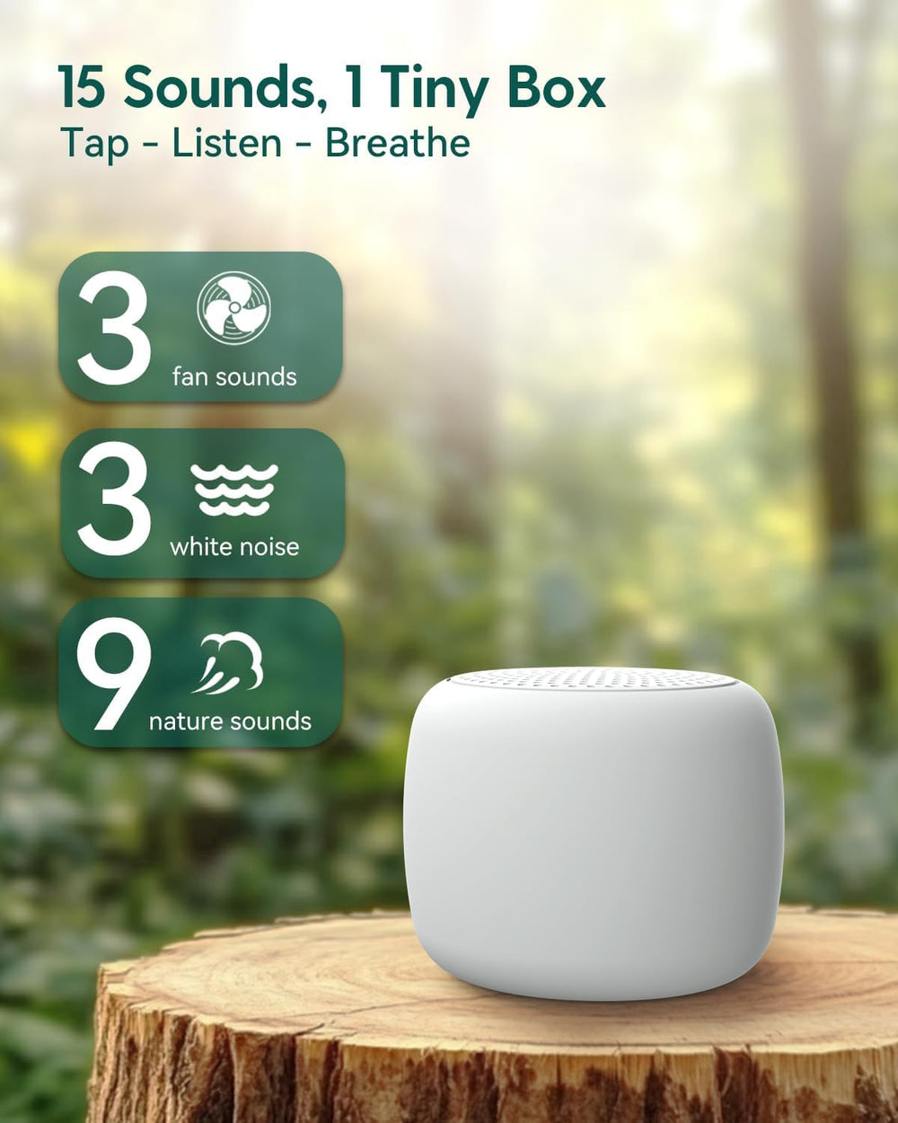 BABELIO pocket-size device fits easily for discreet, portable calm