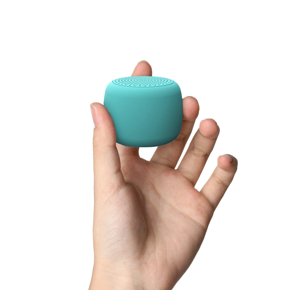 BABELIO white noise pocket mini cyan front view, ideal for on-the-go sleep support.