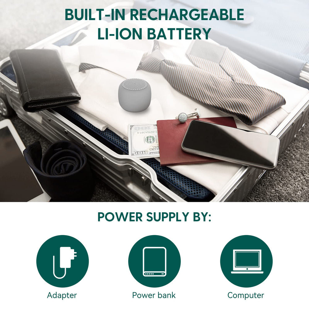 BABELIO Type-C rechargeable power for wireless on the go.