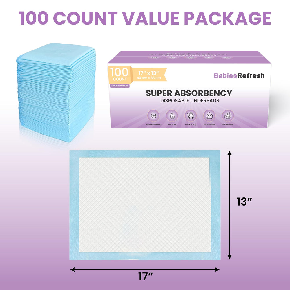 BabiesRefresh with 5-layer protection reduces leaks with quick absorption.