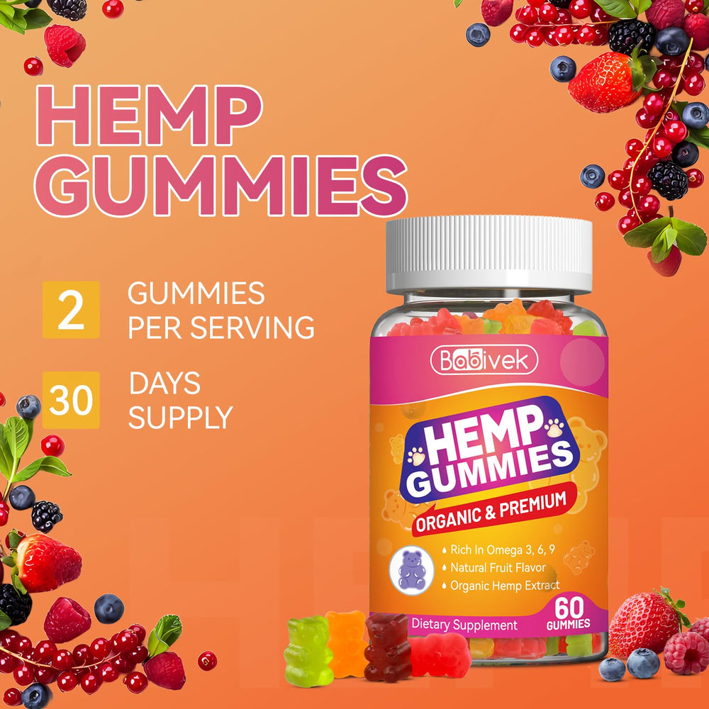Two gummies per day guidance shown for a simple 30-day daily routine.