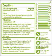 Close-up shows alcohol-free formula delivering non-drying, moisturizing protection.