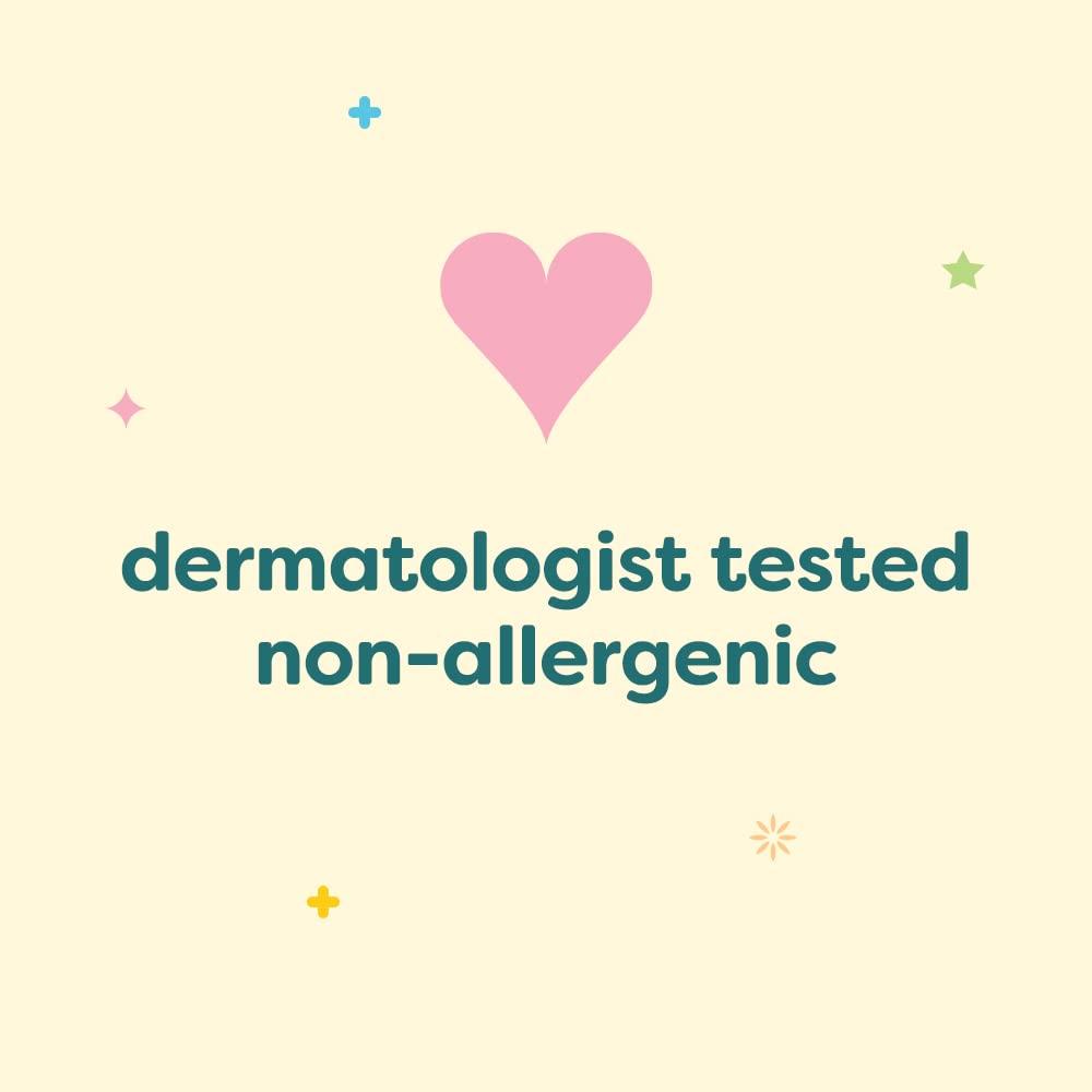 Dermatologist-tested badge shown on BabyGanics packaging
