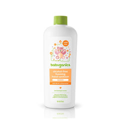 BabyGanics Mandarin refill front view for quick at-home sanitizing.