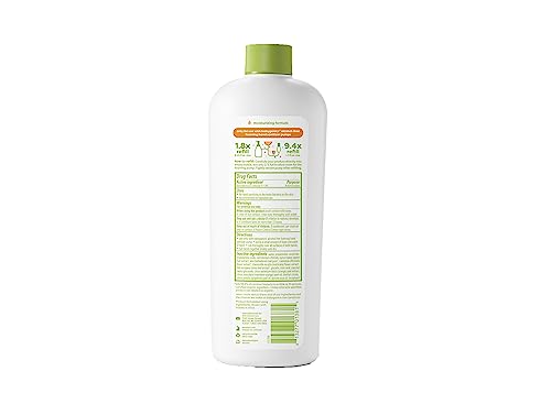 BabyGanics refill label close-up highlighting safe ingredients