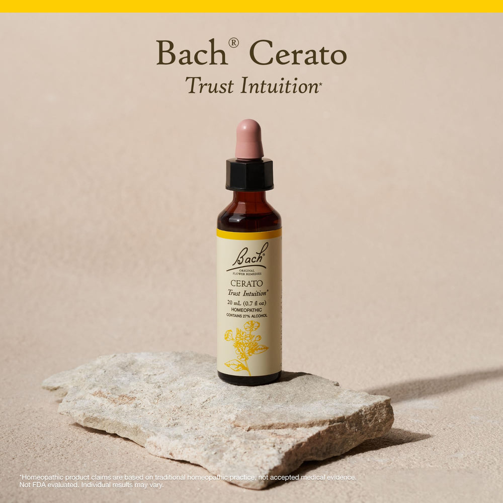 Bach Cerato customizable emotional wellness routine with multiple remedies