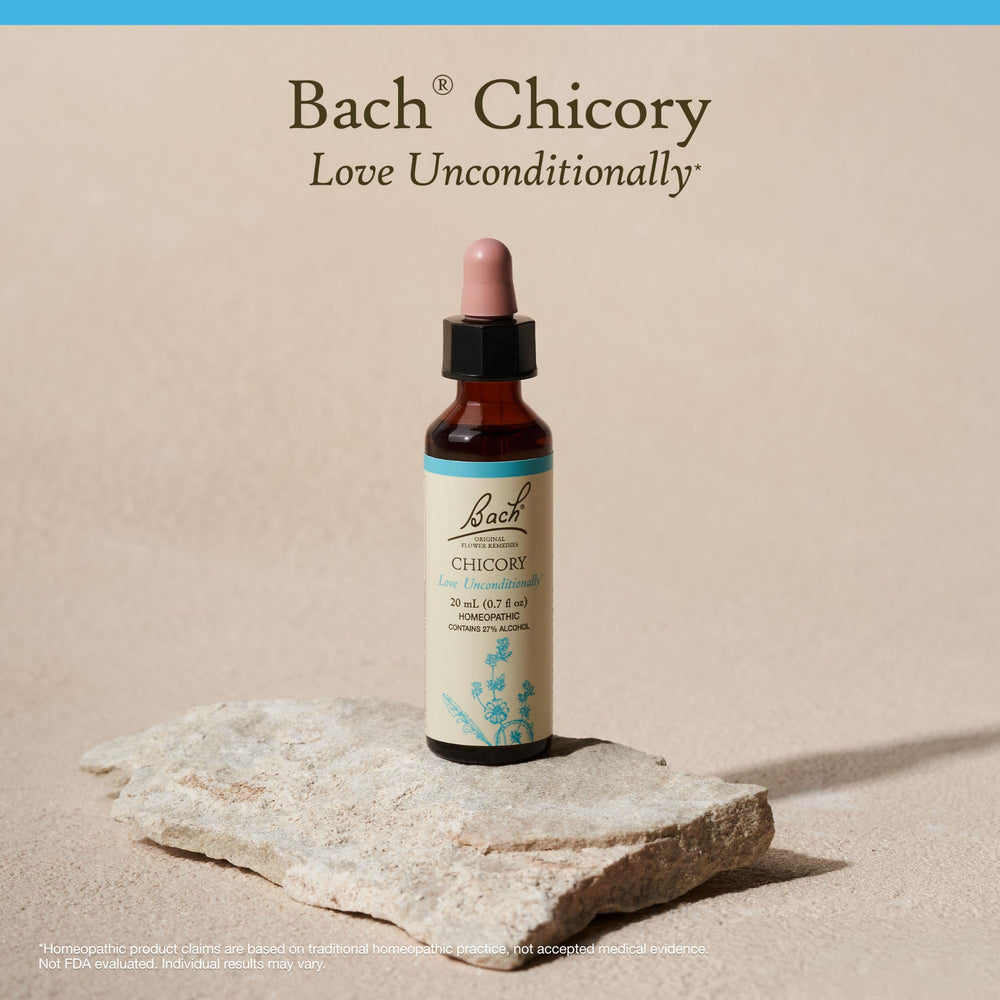 Bach Chicory drops-under-tongue for flexible daily routines