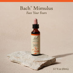 Mimulus drops used under the tongue for quick emotional support.