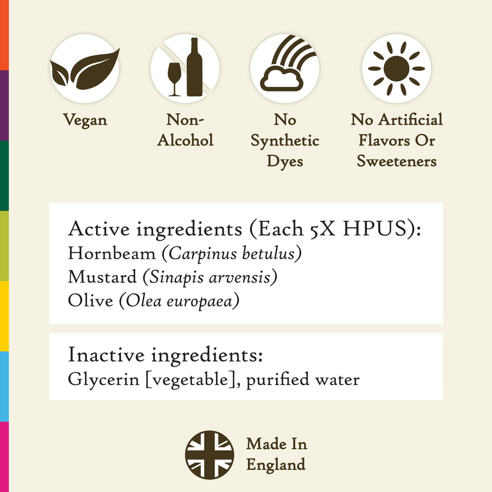 Bach Original Flower Remedies trio in use, supports calm focus during busy routines.